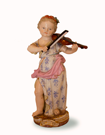Figura de porcelana de Meissen del Siglo XIX